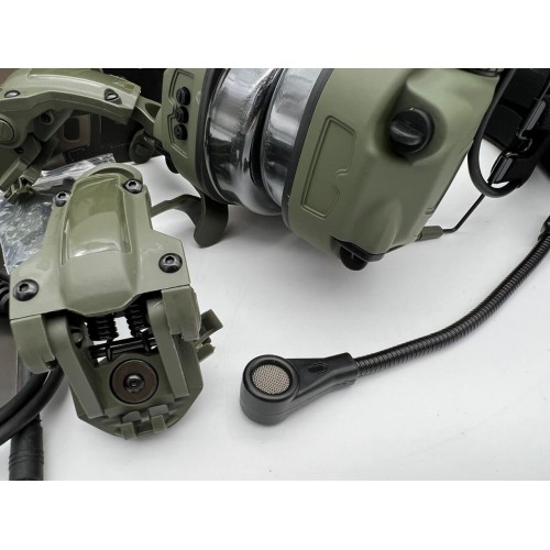 6TH GEN TACTICAL HEADSET тактическая гарнитура, звукосниматель и шумоподавление, активные в Коломне
