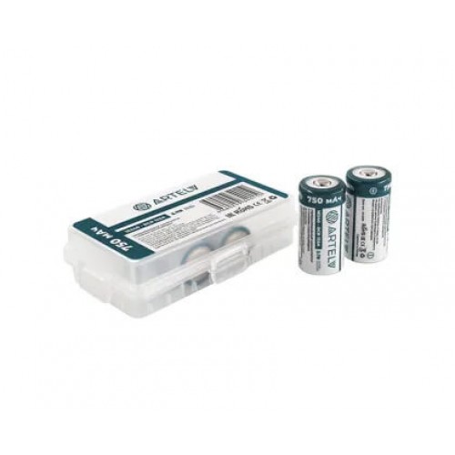 Аккумуляторные батареи RCR123 ARTELV 3.7V Li-Ion 750 mAh в Коломне
