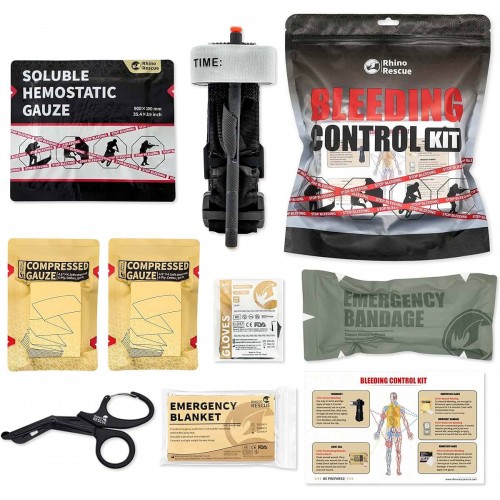 Комплект для остановки кровотечений «Bleeding Control Kit» Rhino Rescue в Коломне