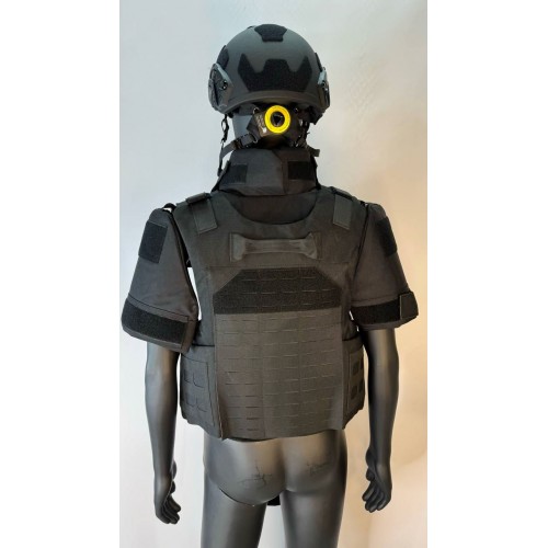 Бронежилет разгрузочный UNIVERSAL ARMOR в Коломне (СВМПЭ + бронеплиты Бр5 класса) черный