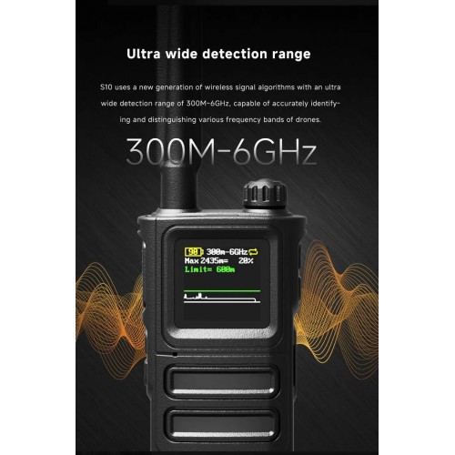 Детектор-обнаружитель дронов SKYDROID S-10 / «СОКОЛ 10» в Коломне портативный всенаправленный