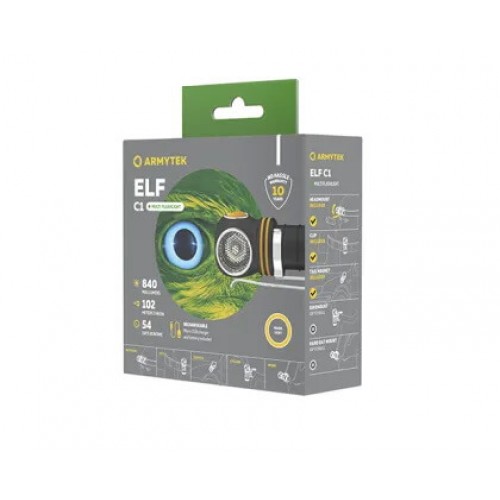 Мультифонарь Armytek ELF C1 Micro USB (теплый свет) в Коломне