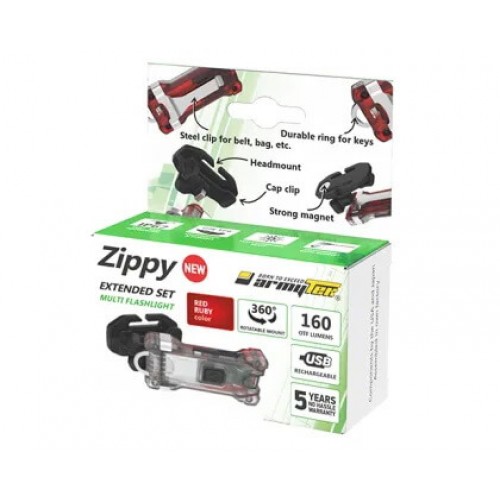 Наключный фонарь Armytek Zippy Extended Set (Red Ruby) в Коломне