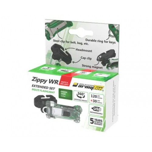 Наключный фонарь Armytek Zippy Extended Set WR (Green Jade) в Коломне